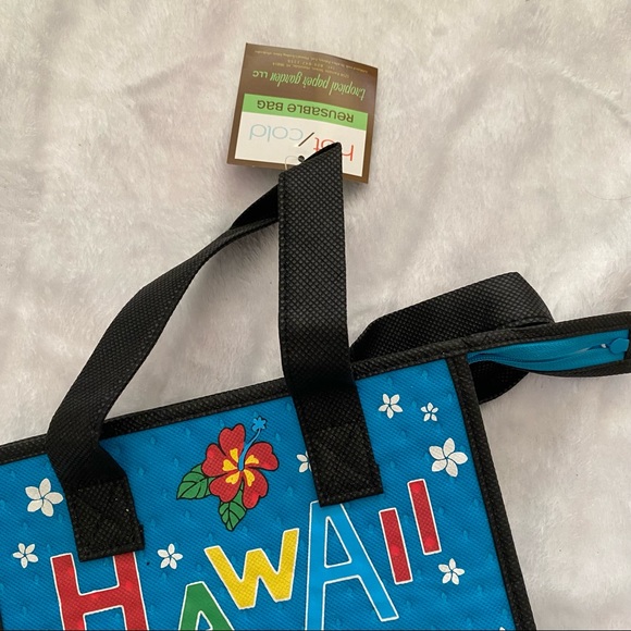 🐳 Small Hawaii reusable insulated cooler bag - Picture 3 of 7